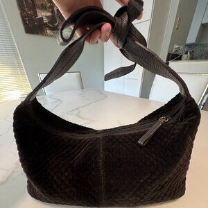 Authentic Vintage Miu Miu FW 1999 Quilted Velvet Matelassé Bag